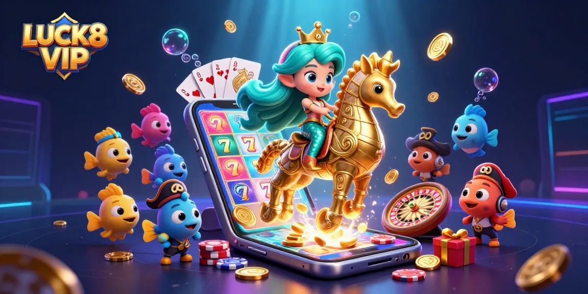 Experience thrilling gaming at LUCK8 VIP with dynamic slot games and engaging visuals.