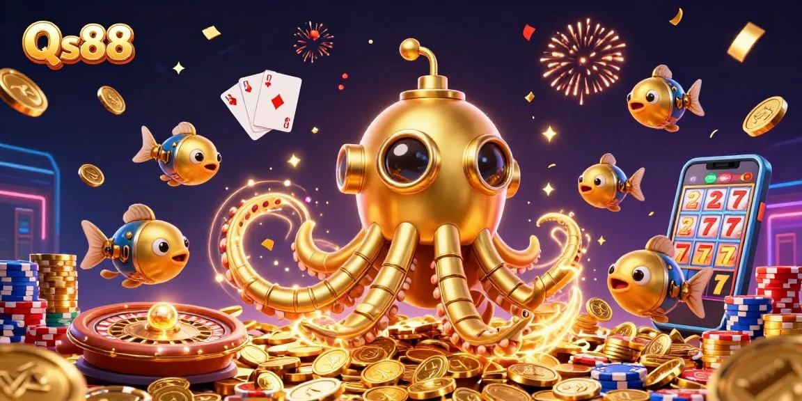 Engage in thrilling gaming experiences with Qs88, featuring dynamic casino elements.