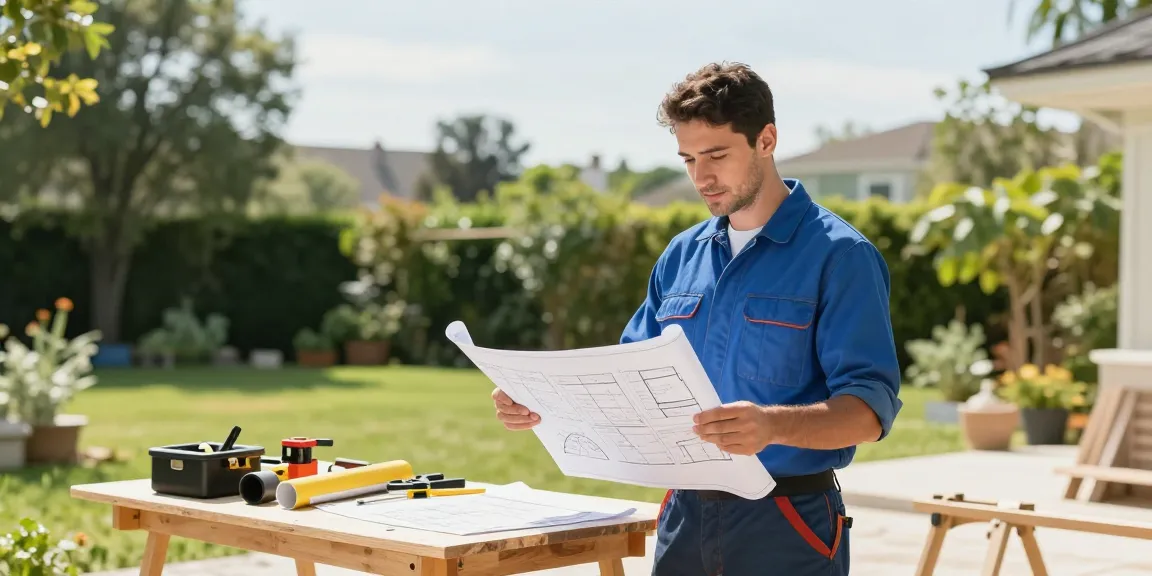 Trusted local contractor working on home renovation, promoting slot toto services.