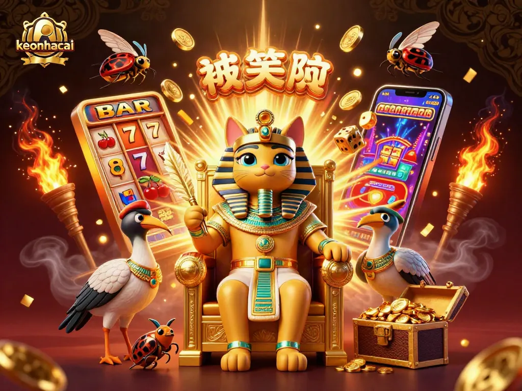 Experience the excitement of keonhacai with vibrant slot machines and dynamic casino elements.