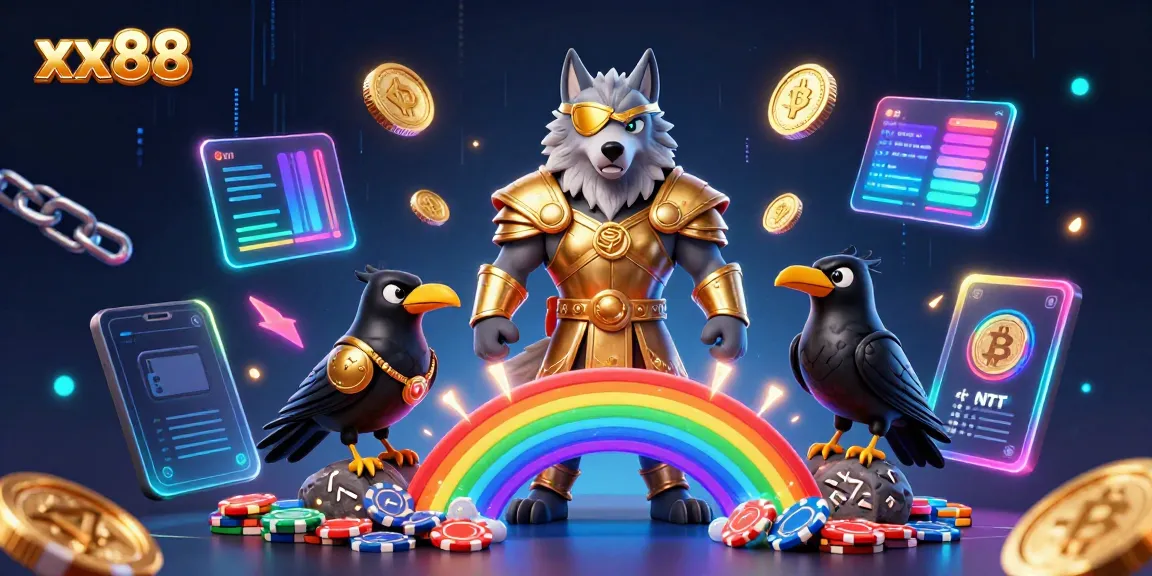 Engage in thrilling gameplay at xx88, featuring a captivating Norse mythology scene with Odin and casino elements.