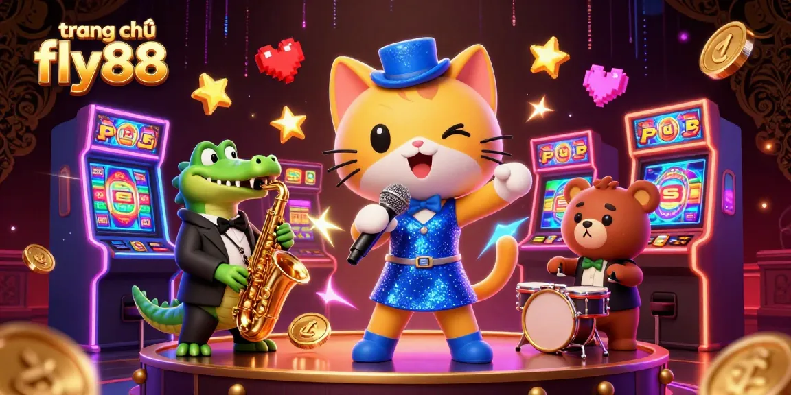 Experience exciting gameplay at trang chủ fly88 featuring lively characters and vibrant casino elements.