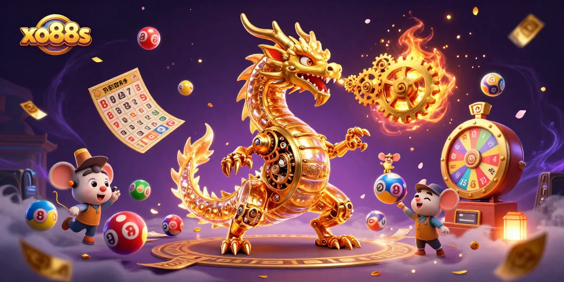 Experience the thrill of winning with xo88s in this vibrant and dynamic online casino illustration!