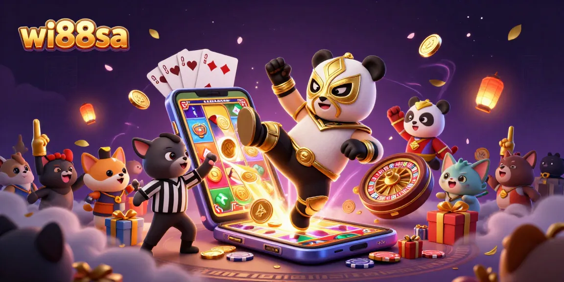 wi88sa engages players with a dynamic 3D scene of thrilling casino action.