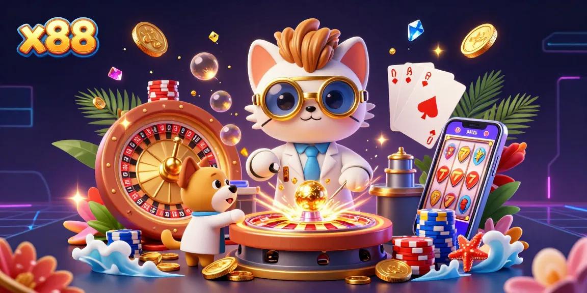 Experience thrilling gameplay at x88 with dynamic casino scenes and vibrant elements.